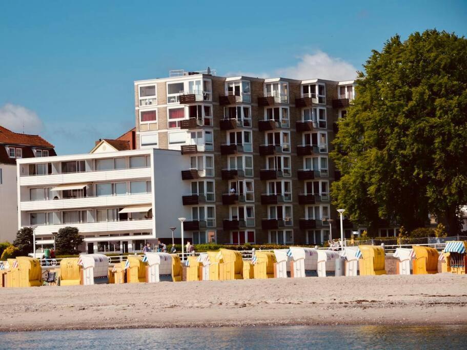 Penthaus Horizont Mit Meerblick Lübeck Buitenkant foto