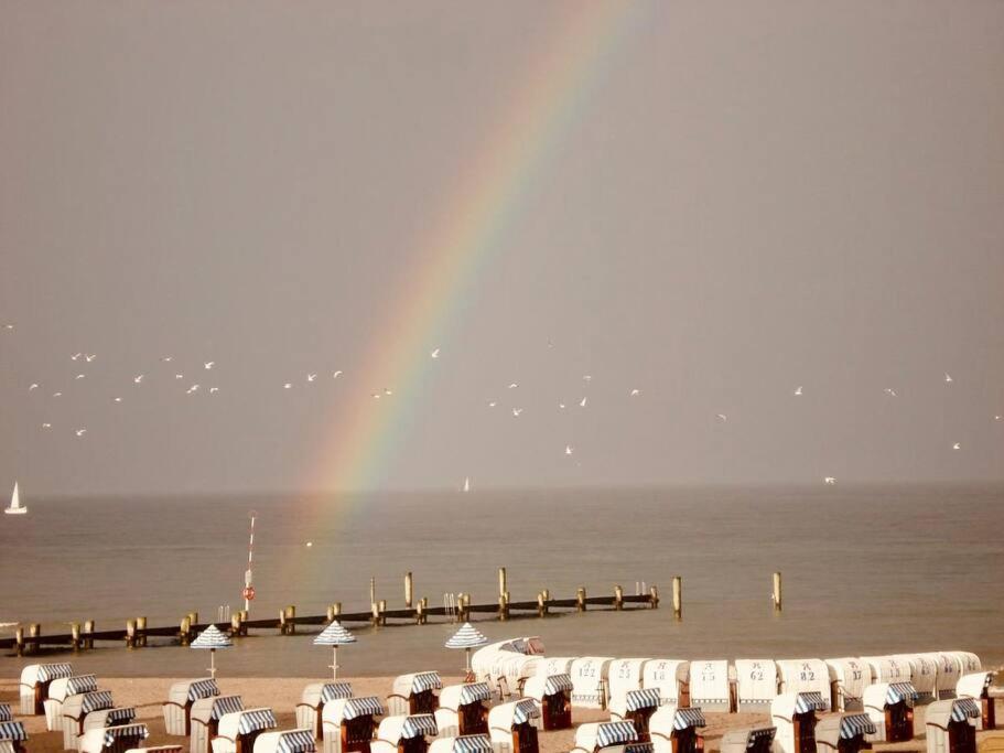 Penthaus Horizont Mit Meerblick Lübeck Buitenkant foto